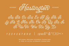 Load image into Gallery viewer, Hastington Script