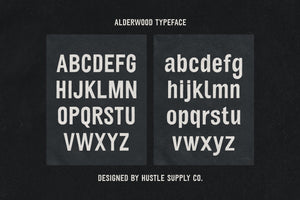 Alderwood | Handmade Condensed Sans