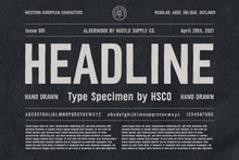 Load image into Gallery viewer, Alderwood | Handmade Condensed Sans