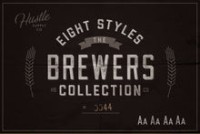 Load image into Gallery viewer, The Brewers Font Collection: 8 Fonts