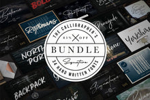 Load image into Gallery viewer, The Calligrapher's Font Bundle