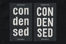 Load image into Gallery viewer, Alderwood | Handmade Condensed Sans
