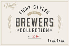 Load image into Gallery viewer, The Brewers Font Collection: 8 Fonts