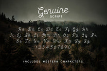 Load image into Gallery viewer, Genuine Script - Textured Type Duo