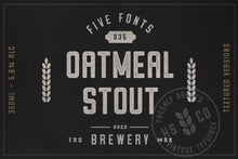 Load image into Gallery viewer, Oatmeal Stout - 5 Styles