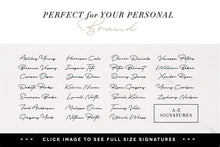 Load image into Gallery viewer, Portrait Signature Script