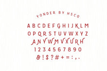Load image into Gallery viewer, Yonder - Hand Drawn Font