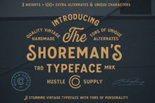 Load image into Gallery viewer, The Shoreman&#39;s Typeface
