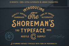 Load image into Gallery viewer, The Shoreman&#39;s Typeface
