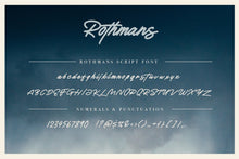 Load image into Gallery viewer, Rothmans - Font Duo
