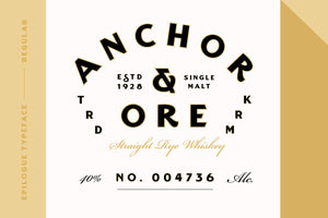 Epilogue - A Vintage Typeface