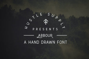 Arbour - Hand Drawn Font