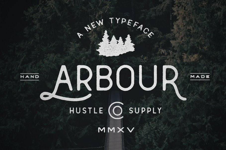 Arbour - Hand Drawn Font