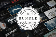 Load image into Gallery viewer, The Calligrapher&#39;s Font Bundle
