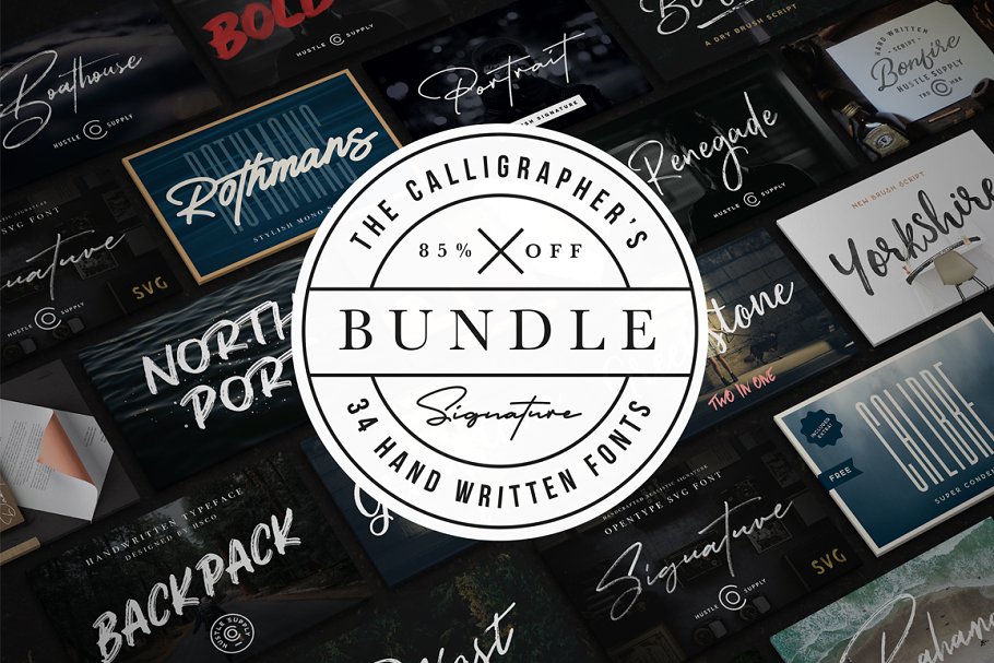 The Calligrapher's Font Bundle