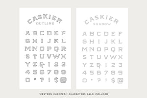 CASKIER (10 Font Files)
