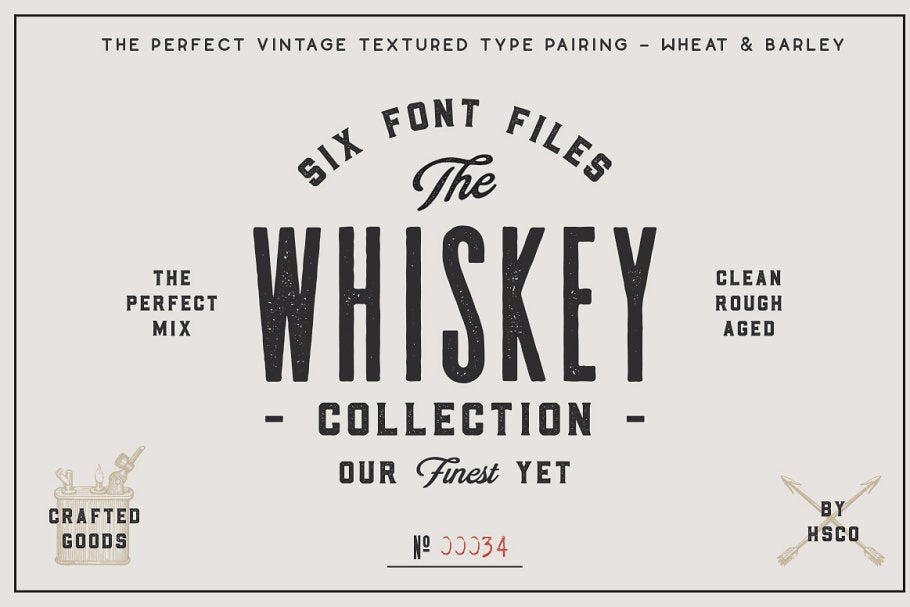 Whiskey Font Collection