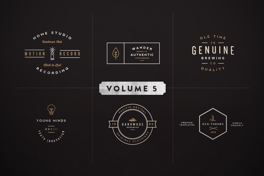 Vintage Logo Kit: Volume Five
