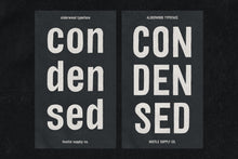 Load image into Gallery viewer, Alderwood | Handmade Condensed Sans
