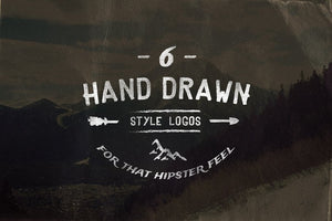 Vintage Hand Drawn Style Logos