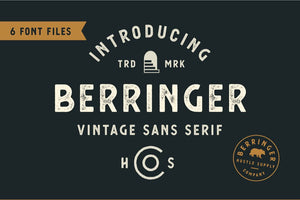 Berringer - Vintage Type Family