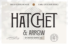 Load image into Gallery viewer, SALE: Hatchet &amp; Arrow | 58 Ligatures
