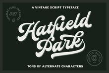 Load image into Gallery viewer, Hatfield Park | Vintage Script Font
