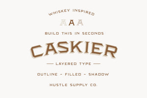CASKIER (10 Font Files)