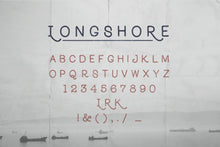 Load image into Gallery viewer, Longshore - Hand Drawn Font
