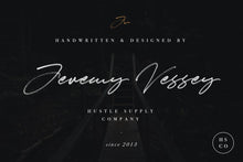 Load image into Gallery viewer, JV Signature SVG - Opentype SVG
