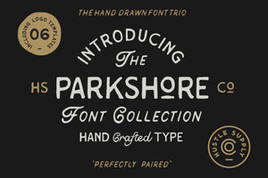 The Parkshore Font Collection