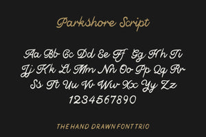 The Parkshore Font Collection