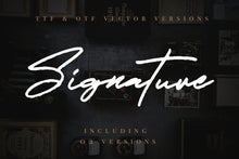 Load image into Gallery viewer, JV Signature SVG - Opentype SVG
