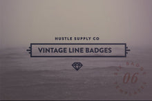 Load image into Gallery viewer, Vintage Line Badges
